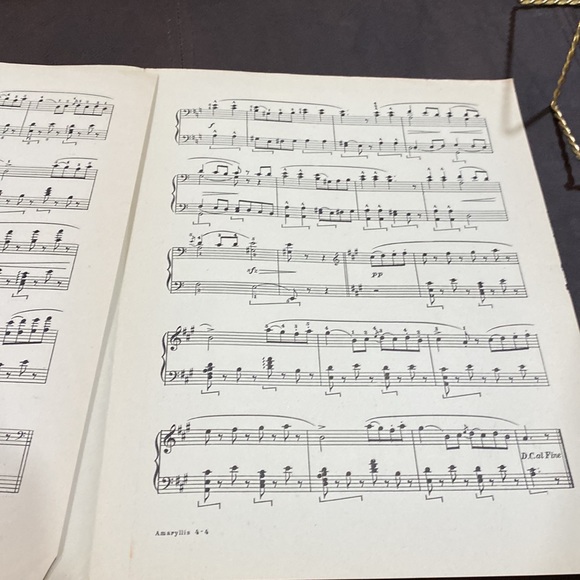 Amaryllis By Henry Ghys Piano Music - Picture 4 of 5